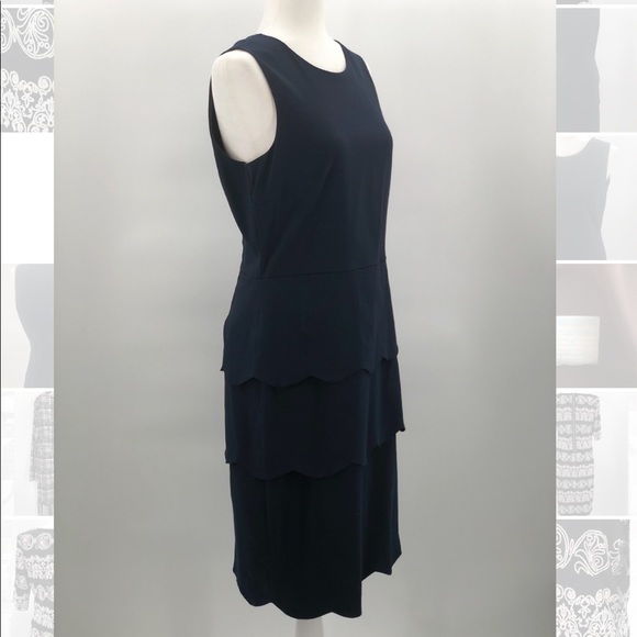 J.McLaughlin Providence Sheath Dress Navy Size 10 - Picture 9 of 15